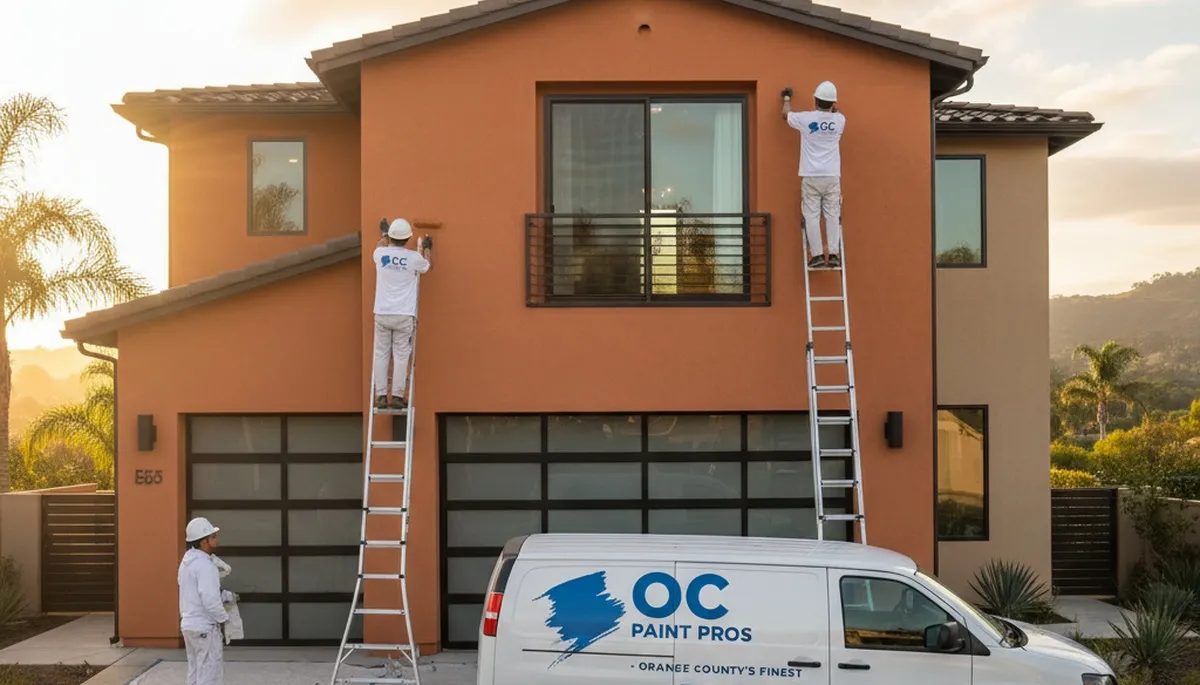 Professional house painting service in Anaheim, CA for residential exterior and interior painting